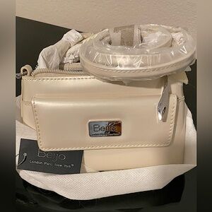 Beijo First Date #6453 small purse clutch wristlet crossbody pearl.